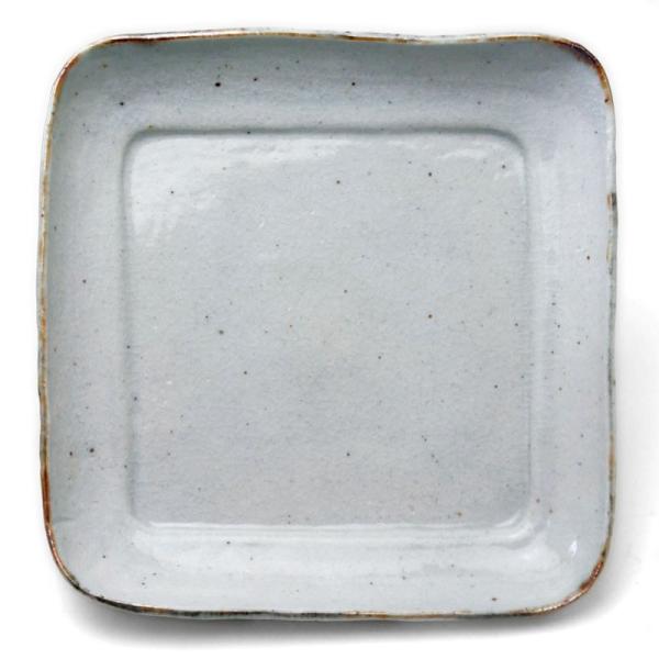 錆絵16cm角皿・有松進《小皿・16.0cm》