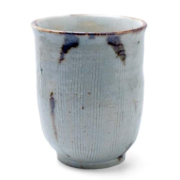 錆絵くし目湯呑・有松進《湯呑》