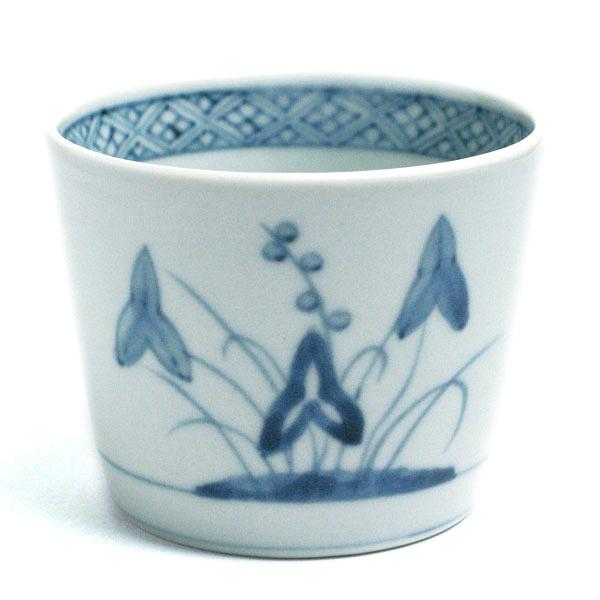 そば猪口・沢瀉文・植山昌昭《そば猪口・小鉢・8.0cm》