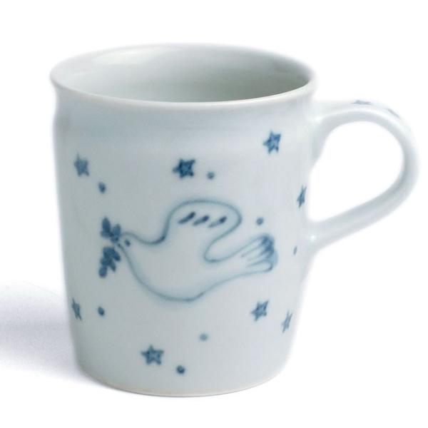 マグカップ・ハト・植山昌昭《コーヒーカップ・7.6cm・180ml》