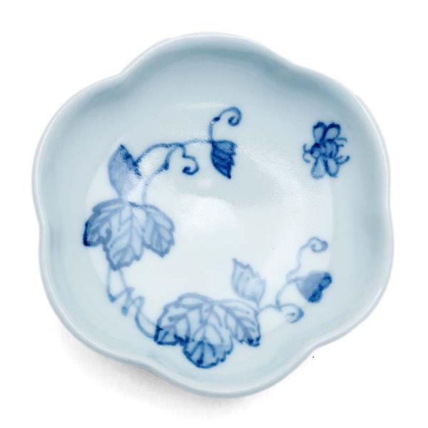 輪花豆皿・つた・植山昌昭《豆皿・8.0cm》