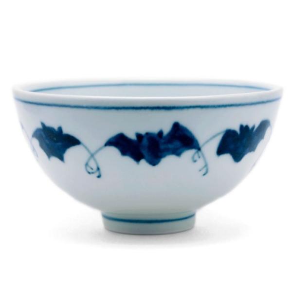 飯碗・蝙蝠・植山昌昭《飯碗・ご飯茶碗・12.2cm》