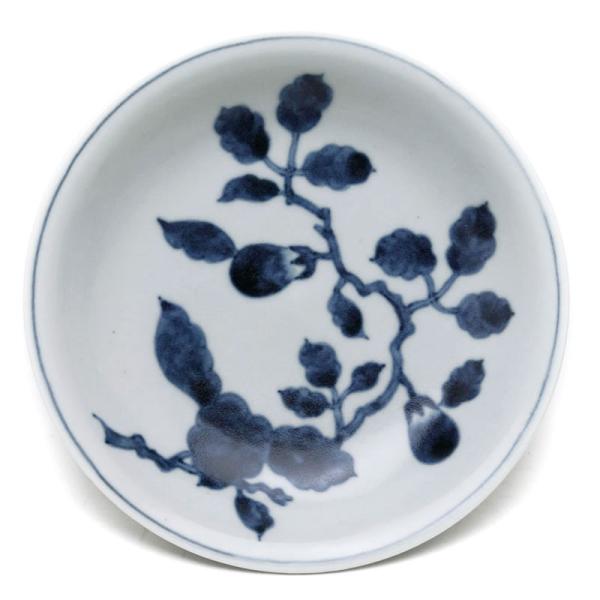 【現品限り！】茄子文皿・植山昌昭《小皿・16.0cm》