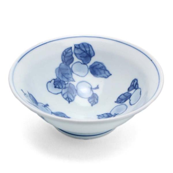 染付りんご文中鉢・植山昌昭《小鉢・14.0m》