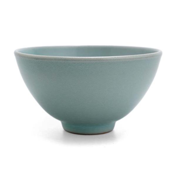 青磁：青瓷飯碗・海老ヶ瀬保《ご飯茶碗・飯碗・11.5cm》