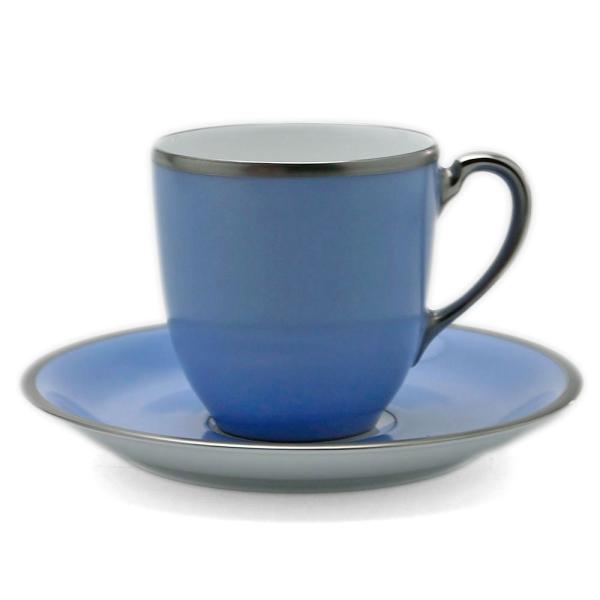 磁器：トワエモア ブルーコーヒー碗皿・大倉陶園《コーヒーカップ・皿セット・140ml》