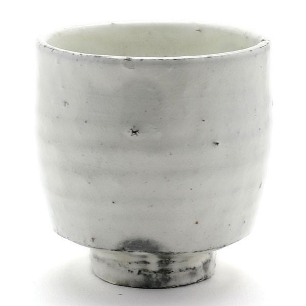 素朴な粉引。　粉引原土湯呑・川村宏樹