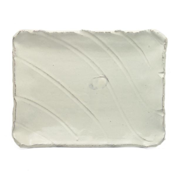 粉引角板皿・C・川村宏樹