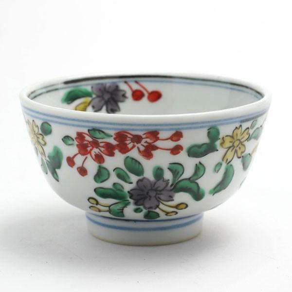 九谷焼：色絵桜絵茶碗・須田菁華《汲出・9.0cm》