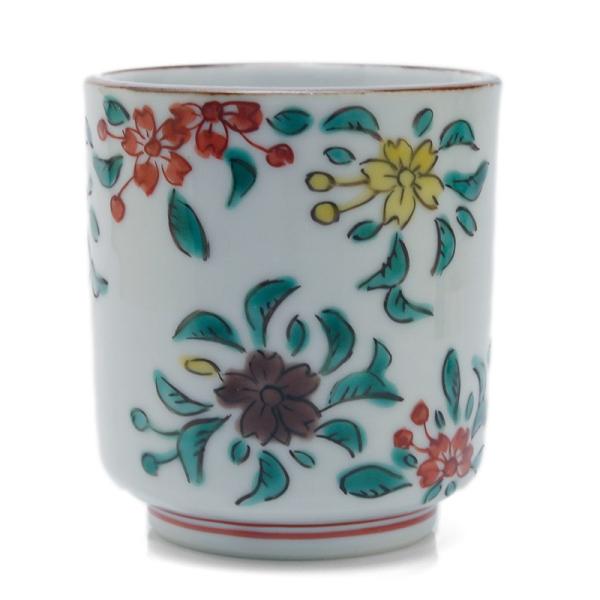 色絵桜絵湯呑・須田菁華