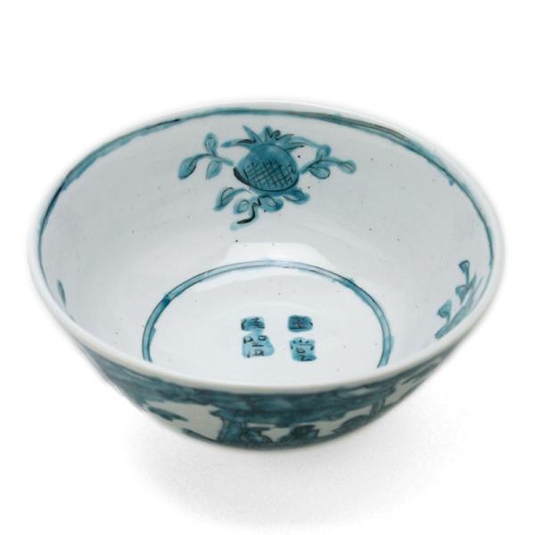 九谷焼：青呉須赤壁賦鉢・須田菁華《大鉢・盛鉢・20.5cm》