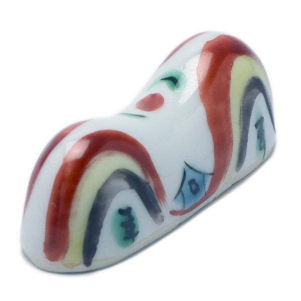 九谷焼：色絵山箸置・須田菁華《箸置き》