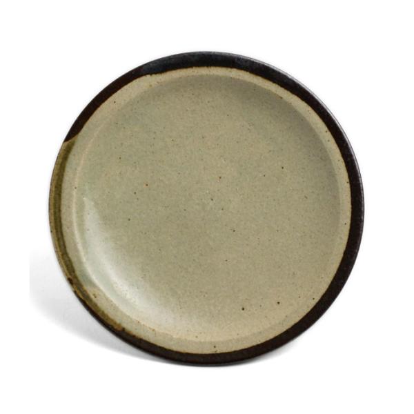 伊賀焼：灰釉5寸皿・杉本寿樹《小皿・16.0cm》