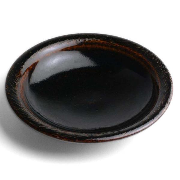 あめ釉くし目平小鉢・杉本寿樹