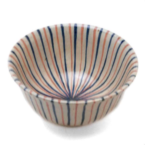 伊賀焼：紅呉須麦わら飯碗・杉本寿樹《飯碗・11.5cm》