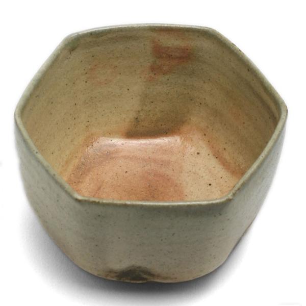 伊賀焼：六角向付・土楽《小鉢・10.5cm》