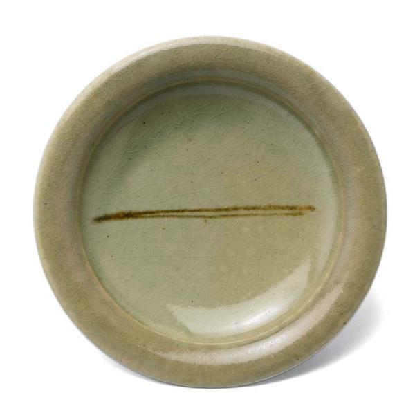 伊賀焼：松葉皿・土楽《小皿・12.7cm》