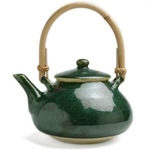 美品】市川孝 *耐火土瓶*ポット直火茶器【陶器】(wa87-2407-178