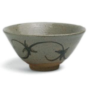 唐津焼：絵唐津飯碗・千鳥文・小・中村恵子《お茶碗・飯碗・ご飯茶碗