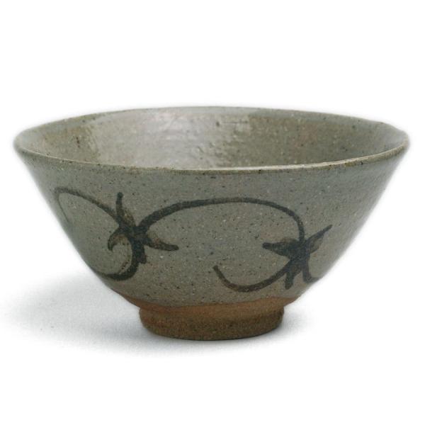 唐津焼：絵唐津飯碗・唐草文・小・中村恵子《飯碗・ご飯茶碗》