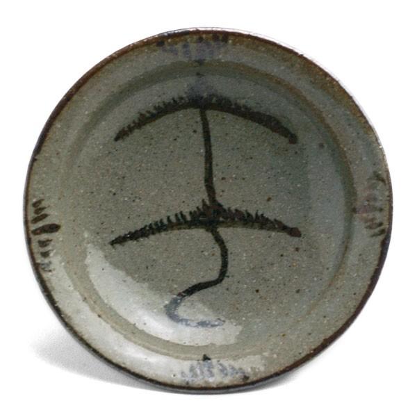 唐津焼・絵唐津三寸五分皿・中村恵子