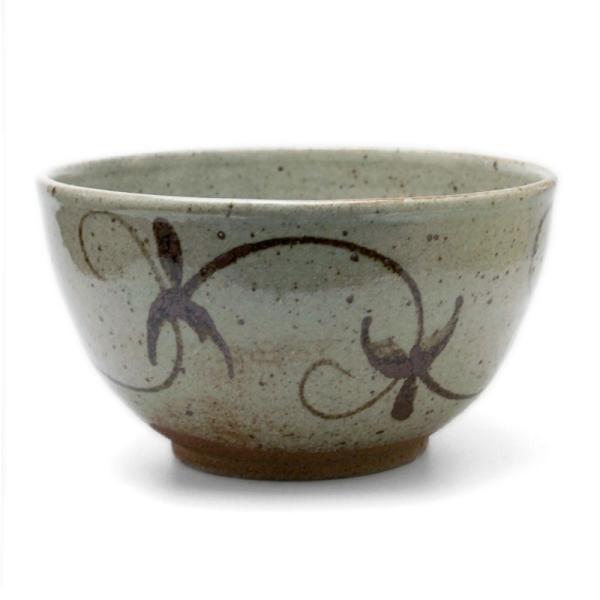 唐津焼：絵唐津唐草文様どんぶり・中村恵子《丼・麺鉢・17.0cm・800ml》
