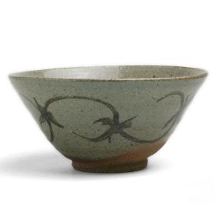 唐津焼：絵唐津飯碗・千鳥文・小・中村恵子《お茶碗・飯碗・ご飯茶碗