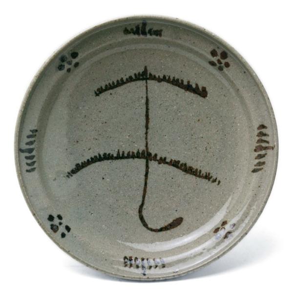 唐津焼：絵唐津皿・中村恵子《小皿・16.3cm》