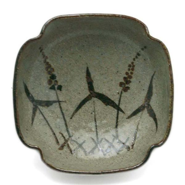 唐津焼：絵唐津しょうゆ皿No.2・中村恵子《豆皿・9.0cm》