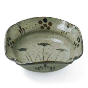 唐津焼：絵唐津唐草文様どんぶり・中村恵子《丼・麺鉢・17.0cm・800ml