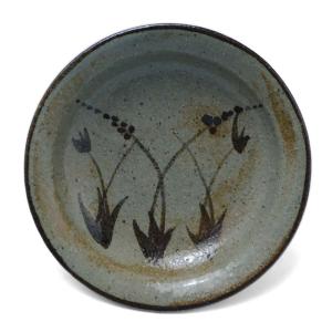 唐津焼　絵唐津草花画深皿五客揃 唐津焼 絵唐津草花画深皿五客揃 - メルカリ