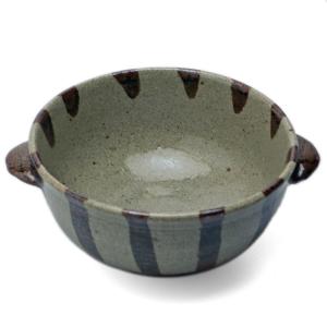 唐津焼：絵唐津五寸五分皿・草鳥文・中村恵子《中皿・16.5cm》 : 和