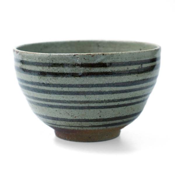 唐津焼：絵唐津独楽文めん鉢・中村恵子《丼・麺鉢・14.0cm・600ml》