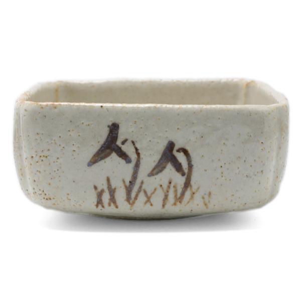 志野焼：絵志野四方向付・長森慶《小鉢・12.5cm》