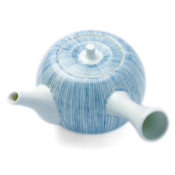 染付麦わら急須・阪東晃司