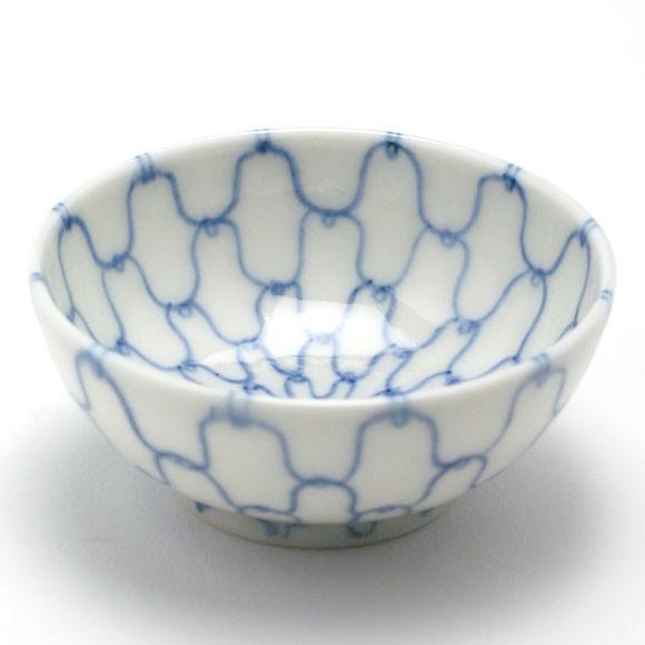 染付天啓網猪口・阪東晃司《小付・6.2cm》