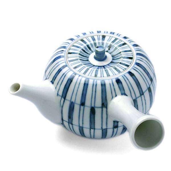 染付幾何学文急須・阪東晃司《急須・400ml》