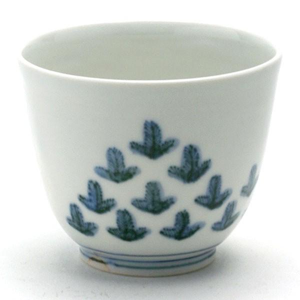 染付小松原そば猪口・阪東晃司