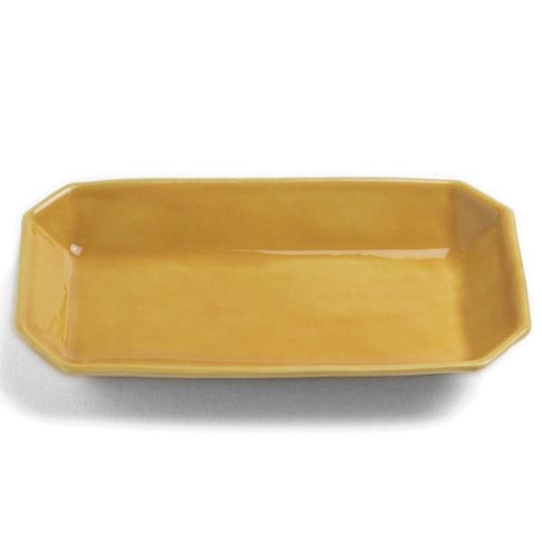 黄彩角切長四方薬味入・阪東晃司