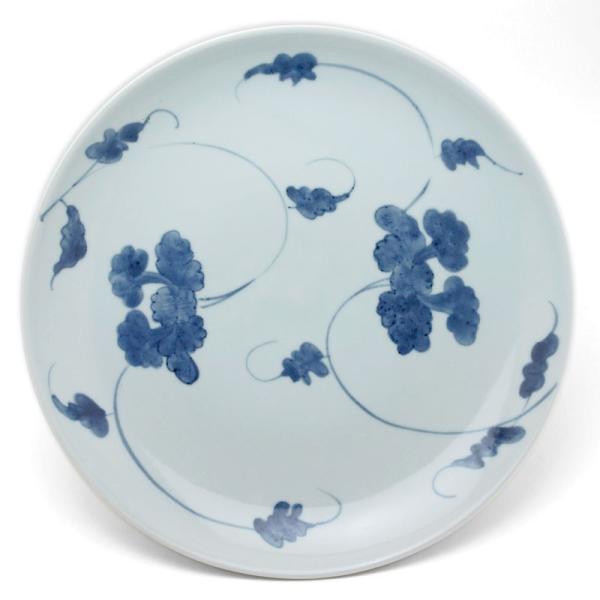 牡丹唐草尺1皿・藤塚光男《大皿・33.0cm》