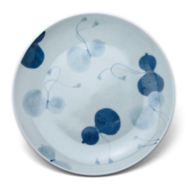 ダミ瓢文散らし7寸皿・藤塚光男《中皿・21.8cm》