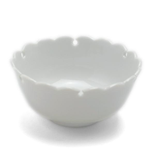 白磁：白磁雪輪猪口・古川章蔵《小付・6.8cm》