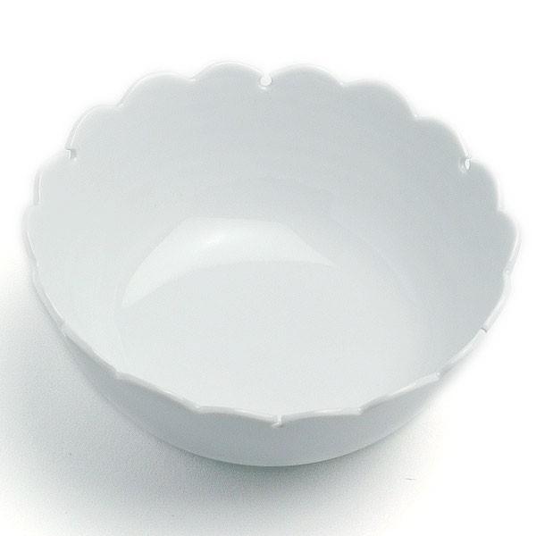 白磁；雪輪小鉢・広・古川章蔵《小鉢・14.0cm》