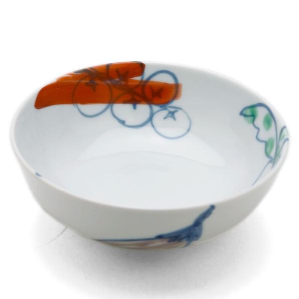 色絵野菜文浅鉢・古川章蔵《小鉢・14.0cm》