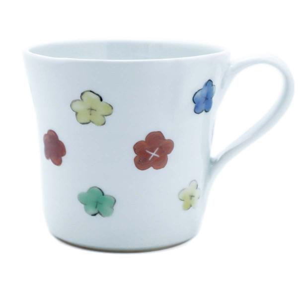 色絵：花文マグカップ・古川章蔵《マグカップ・コーヒーカップ・200ml》