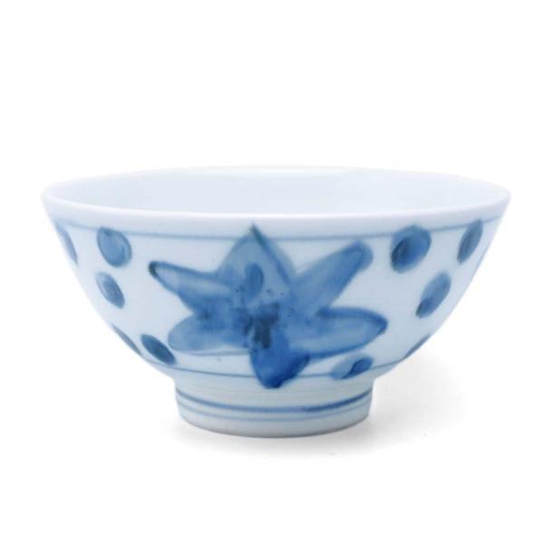 染付草花文飯碗No.2・古川章蔵《飯碗・ご飯茶碗・12.0cm》