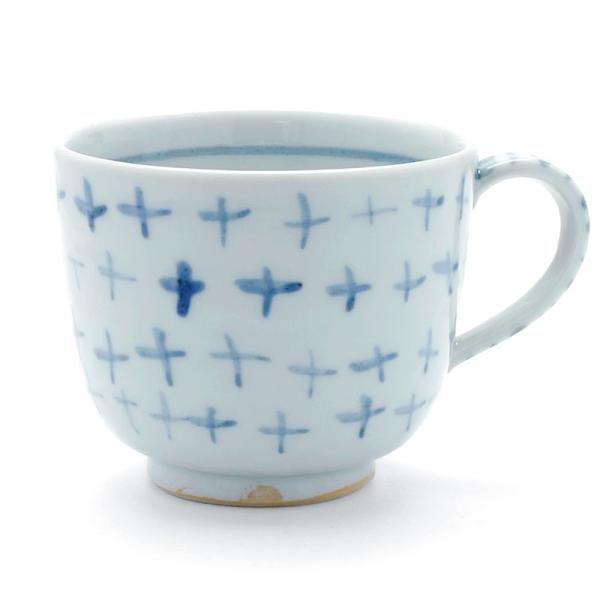 染付十文コーヒーカップ・正木春蔵