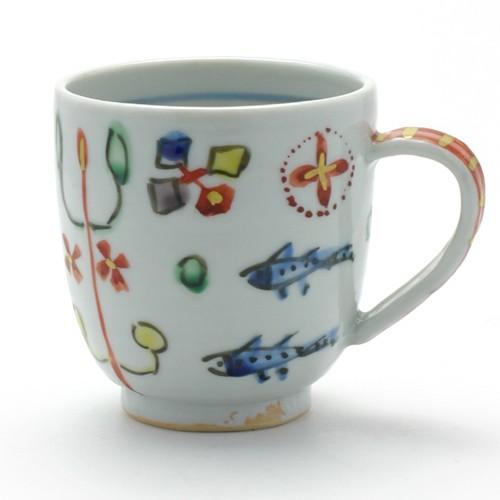 色絵デミタスカップ・正木春蔵