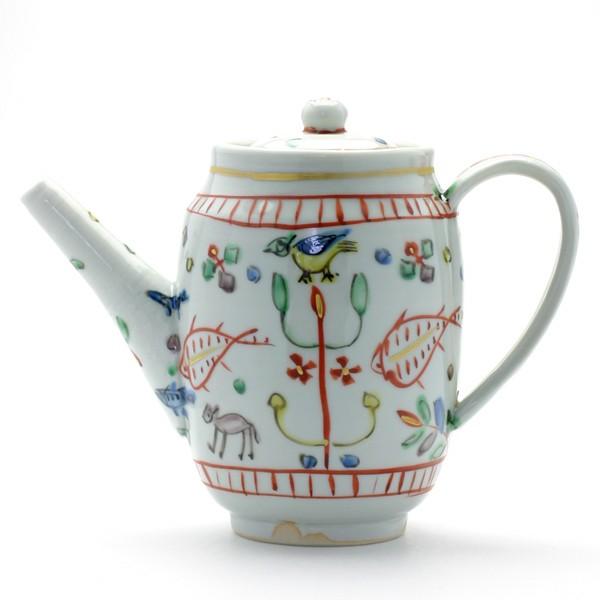色絵コーヒーポット・大・正木春蔵