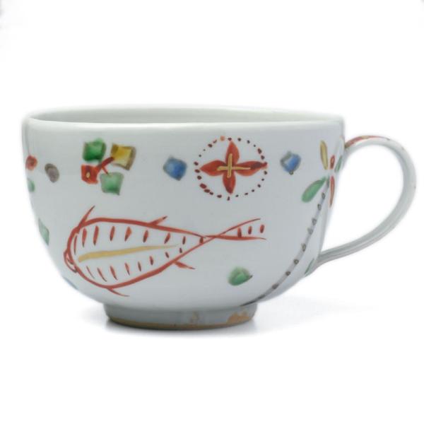 色絵マグカップ・正木春蔵